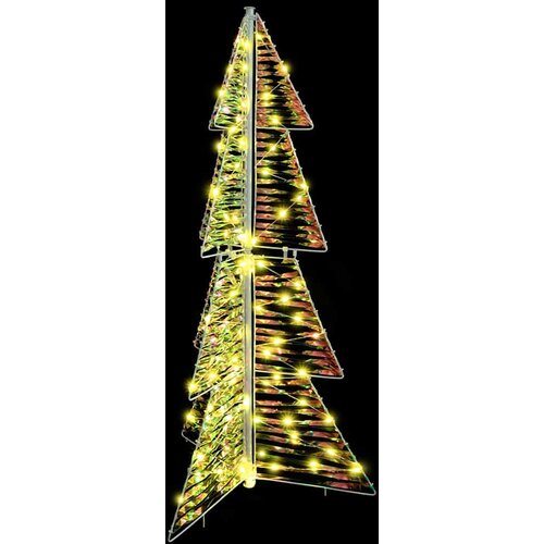  Božićno drvce s 100 LED svjetlima Topla bijela 120 cm PET Slike
