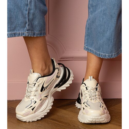 D/CEO marka niezdefiniowana Beige Carina sporty sneakers on a stylish sole Cene
