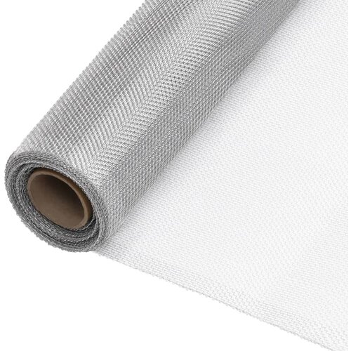 vidaXL Mrežasti zaslon od aluminija 60 x 500 cm srebrni Cijene