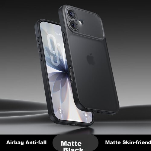  Mofei Maska za mobilni telefon iPhone 17 / iPhone 17 Pro Max, Crna Cene