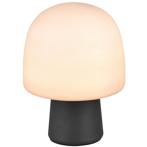  Namizna svetilka s steklenim senčilom v črni in beli barvi (vi&amp;scaron;ina 27 cm) Steen &amp;ndash; Slike
