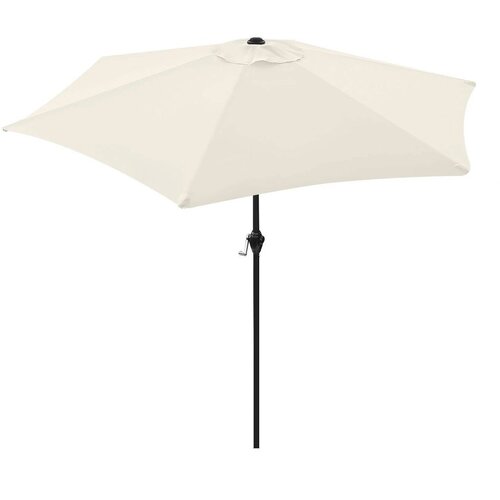  Sklopivi vrtni balkon suncobran, podesiv, 210 cm &amp;ndash; bež Slike