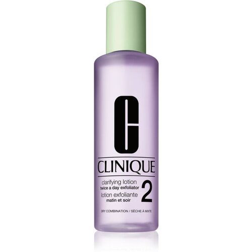 Clinique 3-Step skin care 2 čistilna vodica s pilingom za suho in normalno kožo 400 ml za ženske Slike