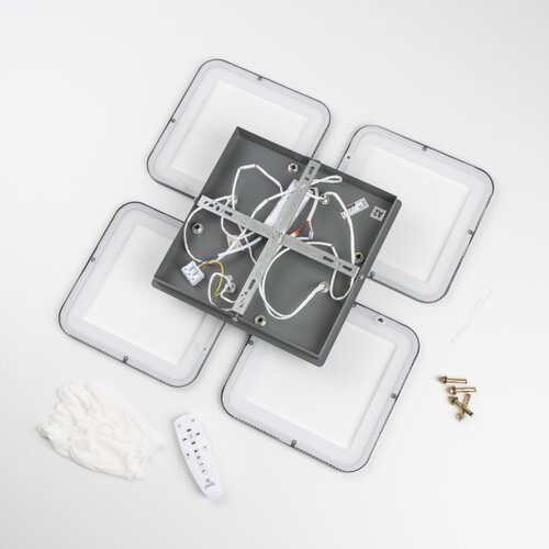 Brilagi led prigu&amp;scaron;iva plafonska svetiljka squared LED/85W/230V 3000-6500K + daljinski upravljač Slike