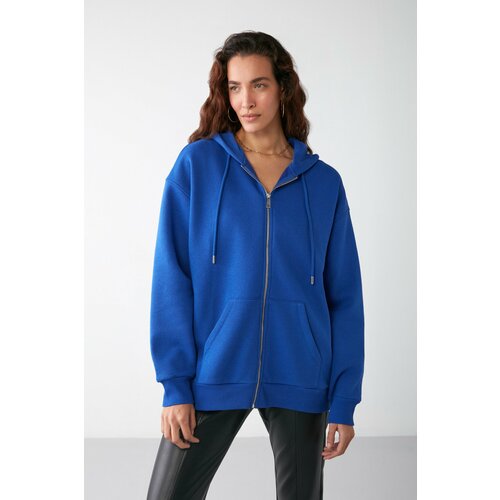 GRIMELANGE Alena Basic Oversize Single Sweatshirt Cene