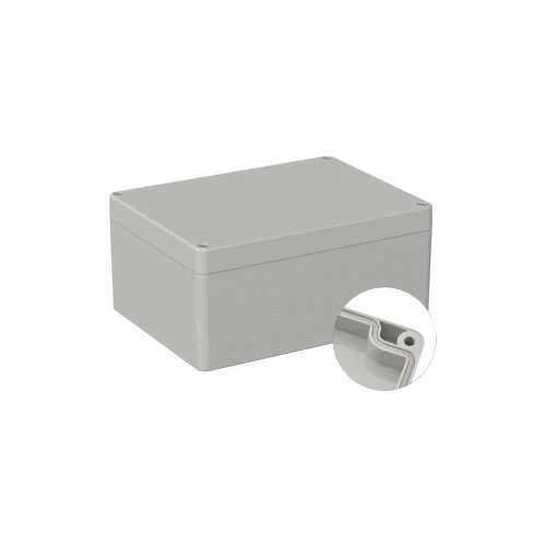 TRU COMPONENTS univerzalno kući&amp;scaron;te 160 x 120 x 75 pc svijetlosiva (ral 7035) 1 St. Slike