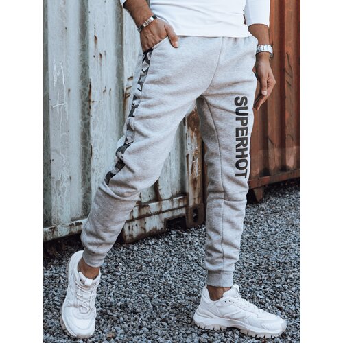 DStreet Men's sweatpants with a light grey print Cijene