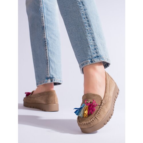 W. POTOCKI Boho suede loafers with tassels Potocki Slike
