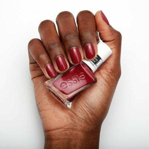 Essie gel couture 2.0 lak za nohte z gel učinkom odtenek 509 paint the gown red 13,5 ml Slike