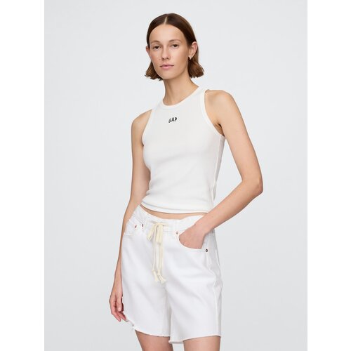 GAP Ribbed top with logo - Women's Cijene