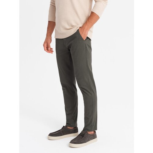 Ombre Men's uniform REGULAR FIT chino pants - khaki Cijene
