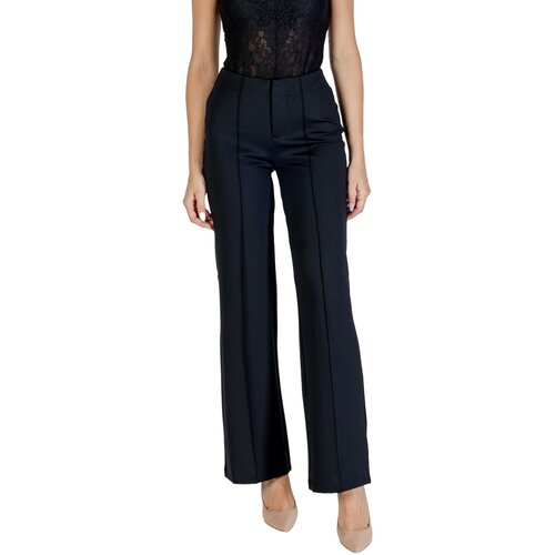 Guess Hlače CARLA FLARE PANTS V5YB11 KCX42 Črna Cene