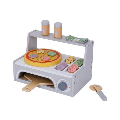 Tooky Toy Igračka drvena peć za pizzu TK991A Slike