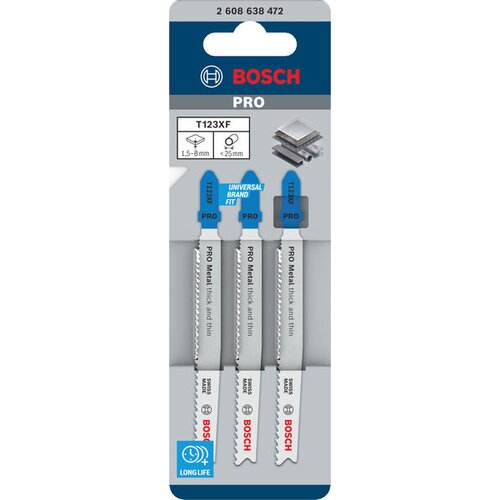 Bosch List ubodne testere Pro Metal T&amp;amp;T T123XF 2608638472, 100 mm Slike