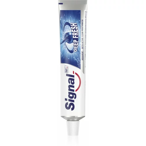 Signal Deep Fresh zobna pasta za svež dah okus Aqua Mint 75 ml