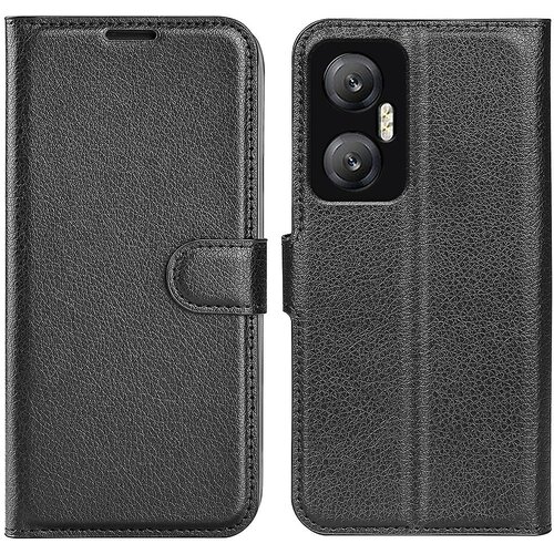 INORCO Za Infinix Hot 20 5G telefonska lupina proti praskam, etui za telefon s preklopnim stojalom in teksturo litchi iz PU usnja, (22035437) Slike