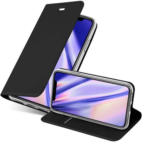 Cadorabo Ohi&amp;scaron;je, združljivo z Apple iPhone XS MAX v klasična črna - Za&amp;scaron;čitni ovitek z magnetnim zapiranjem, stoječo funkcijo in režo za kartice, (20558808) Slike