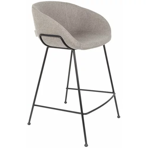 Zuiver Komplet 2 sivih barskih stolov Feston, višina sedeža 65 cm