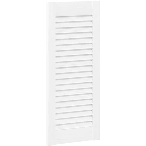 VidaXL Vrata za omarico z letvicami 4 kosi bela 61,5x29,5 cm, (21831363) Slike