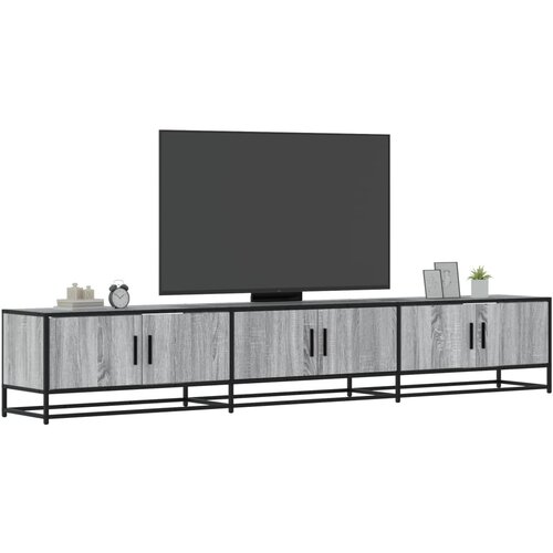 vidaXL TV omarica siva sonoma 240x35x41 cm inženirski les Cene