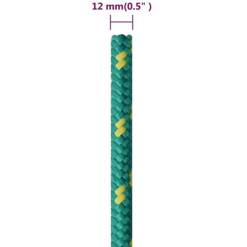  Brodski konop zeleni 12 mm 100 m od polipropilena Slike