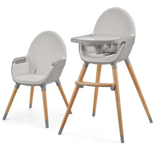 Kinderkraft stolica za hranjenje 2U1 FINI2 grey Cene