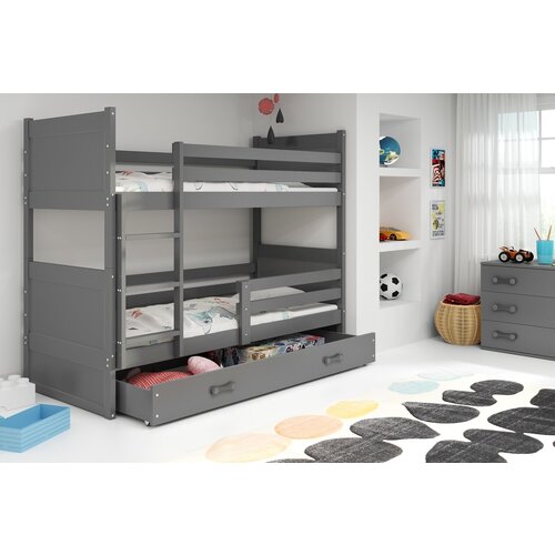 BestBed krevet na kat rico s ladicom-grafit-grafit Cijene