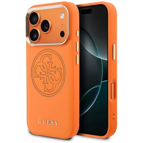 Maska Guess Perforated 4G MagSafe za iPhone 17 Pro narandzasta Cene