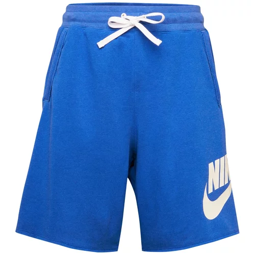 Nike Sportswear Hlače 'CLUB ALUMNI' kraljevo modra / bela