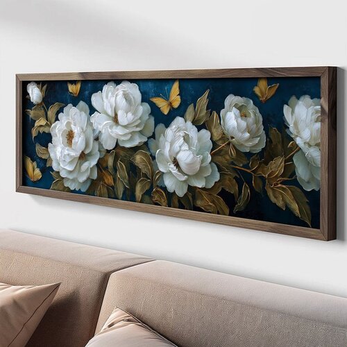 WALLXPERT LAC036-120 Multicolor Decorative Framed MDF Painting Cene
