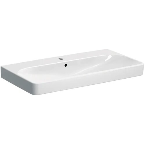 Geberit 500.251.01.1 Smyle Square 90 x 48 cm keramični umivalnik z odprtino za armaturo Cene
