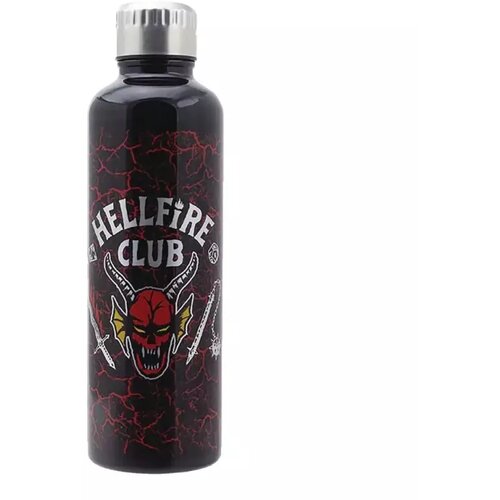 Paladone stranger things - hellfire club metal water bottle Slike