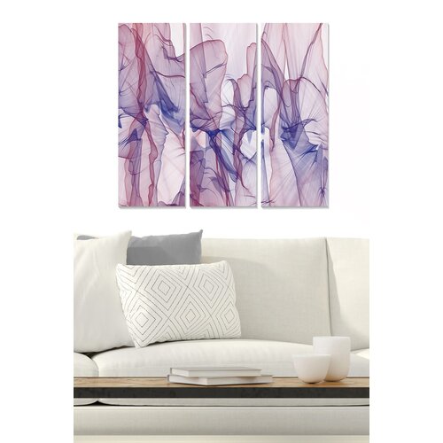Wallity MDF1501711 multicolor decorative mdf painting (3 pieces) Slike