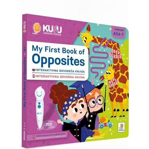 Kuku Interaktivna knjiga - My First Book of Opposites (brez pisala) Slike