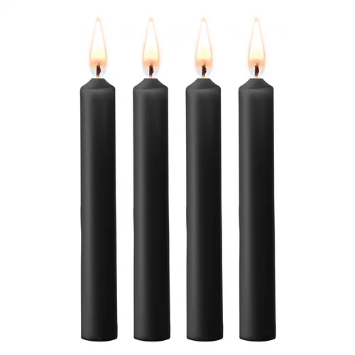 Ouch! Teasing Wax Candles Parafin 4-pack Black
