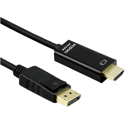 Roline displayport priključni kabel displayport vtič\, hdmi-a vtič 1 m črna 11045995 displayport kabel, (20630588) Slike