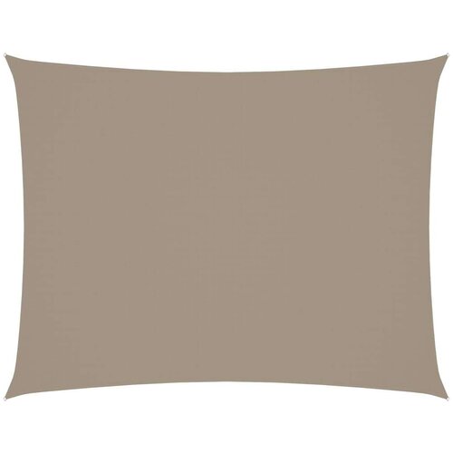 vidaXL Senčno jadro oksford blago pravokotno 4x5 m taupe Cene