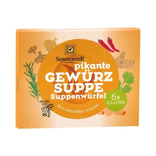 Sonnentor Začinjene jušne kocke, veganske Cene