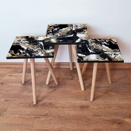 Hanah home set stolića za kafu 3Shp159, 3 dijela, šareni Cene