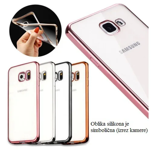 Nillkin Silikonski ovitek z okvirjem za Samsung Galaxy J5 2017 J530 - pink