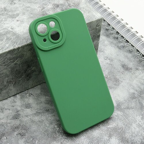 Maska silikonska pro za iphone 15 / tamno zelena Slike