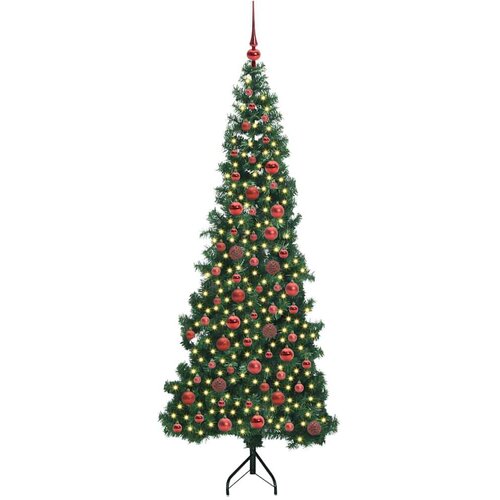 VidaXL Korner Umjetno Božićno Drvo Zelena 180 cm PVC i metal Slike