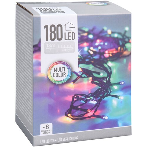 Pollin Novoletne lučke veriga 180 LED RGB 18m &ndash; 8 funkcij, (20379861) Cene