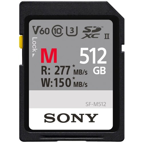 Sony SDXC M series 512GB UHS-II Class 10 U3 V60 Slike