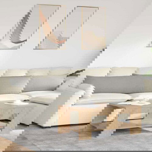 vidaXL Blazine za kavč 2 pcs Svetlo siva 200 x 40 cm blago Cene