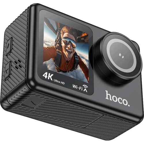Hoco. &amp;Scaron;portna kamera, 1.3&amp;quot;/ 2&amp;quot; IPS LCD, 4K UHD, WiFi, microSD - DV101 Slike