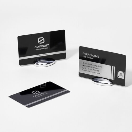Bambu Lab Aluminium Office Card - Black Slike