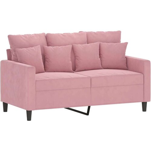  3-dijelni set sofa s jastucima ružičasti bar&amp;scaron;unasti Slike