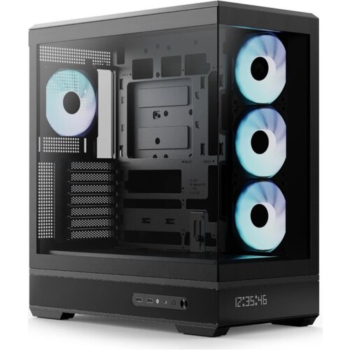 Aero Cool P500B Digi ARGB crni prozirni prozor, PC Midi-Tower, panorama pogled uključujući 4x 120mm ARGB PVM Cijene
