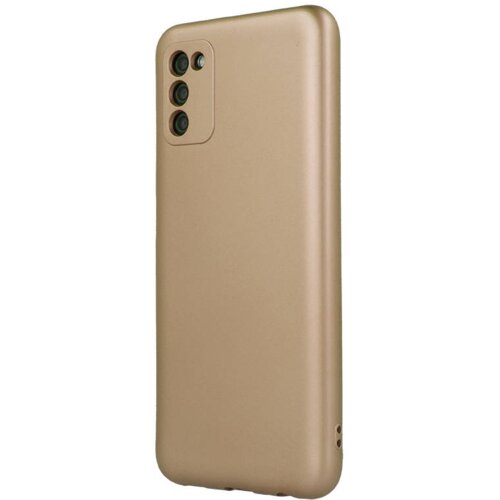 Onasi silikonski ovitek metalik za samsung galaxy A13 lte A135 - zlat Slike